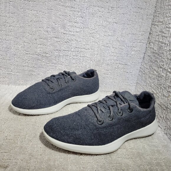 Allbirds Men's Size US 12 Dark Gray Wool Runners Dolphin Comfort Shoes - Picture 4 of 10